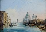 Edward Pritchett Canvas Paintings - A Busy Day - Venice